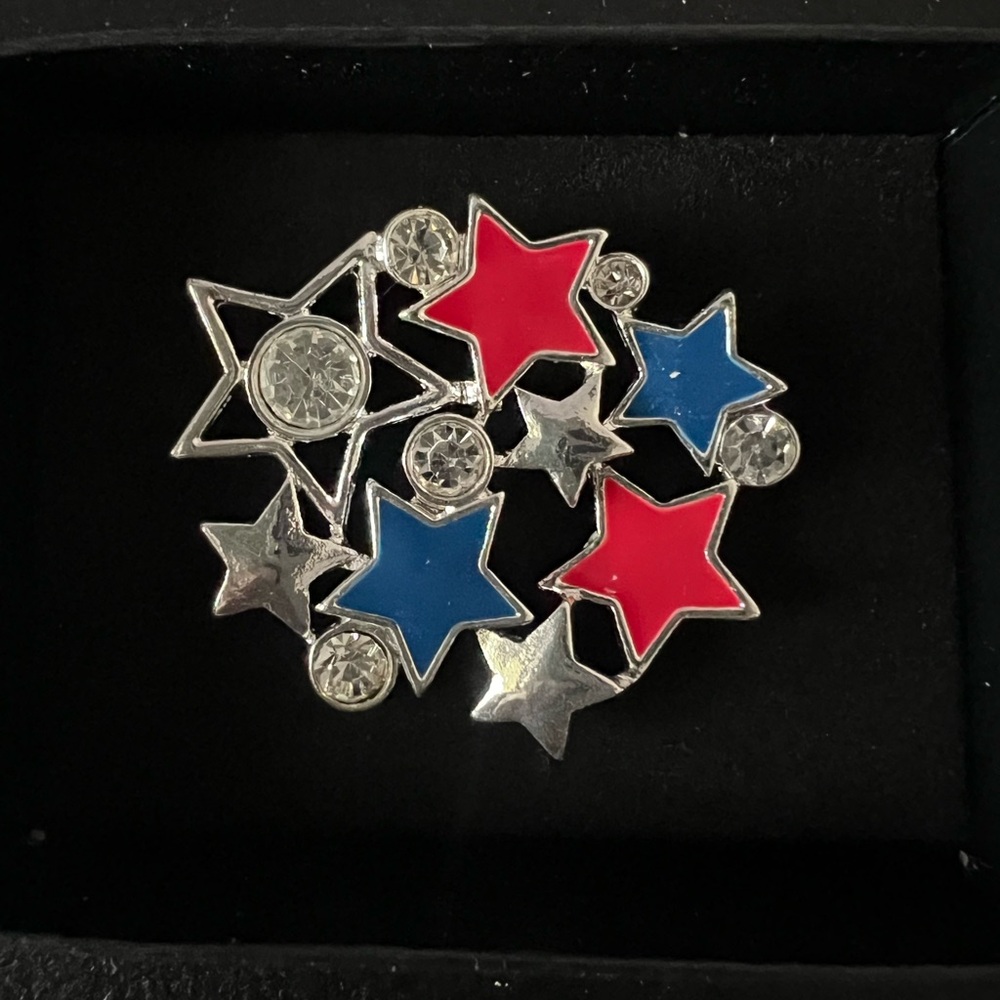 Avon Lady Liberty Star Pin